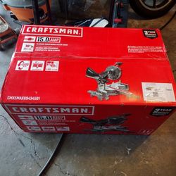 Craftsman 15amp 10inch SLIDING Compound Miter Saw  BRAND NEW!