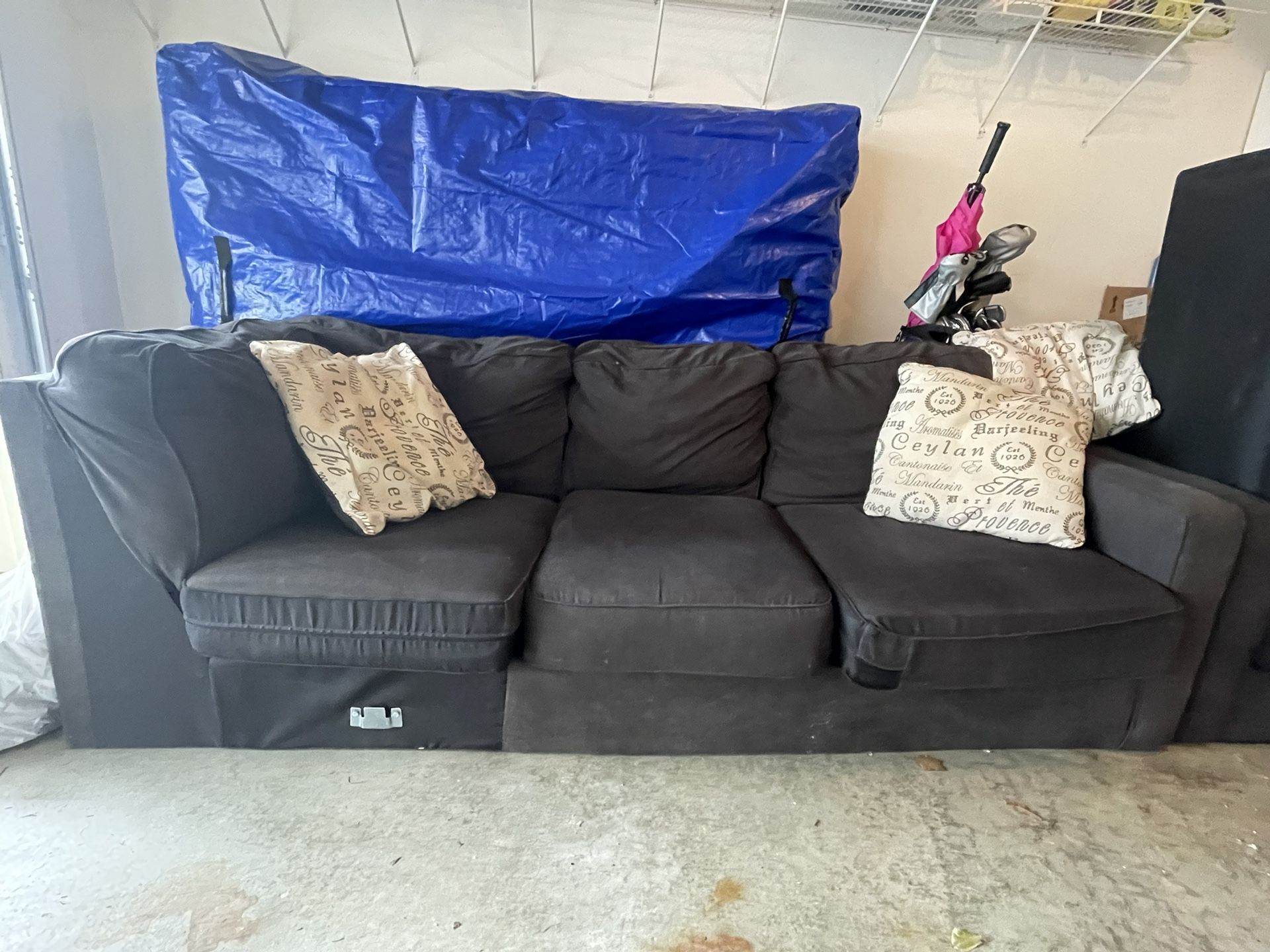 Grey Ashley Furniture 3 Piece Sectional