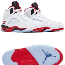 Jordan 5 FIRE RED MEN SIZE 12.5, SIZE 13