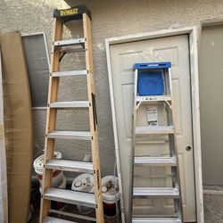 8ft Dewalt & 6ft Werner Ladders