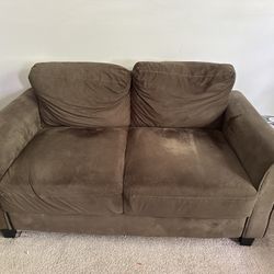 Brown Loveseat