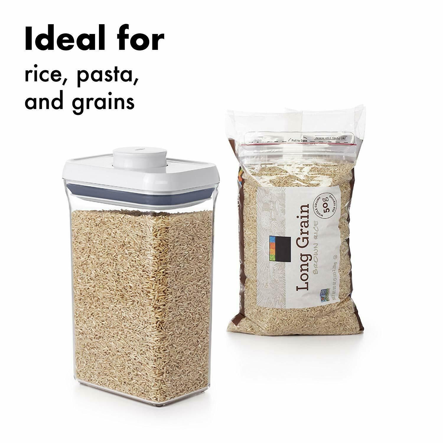 OXO Good Grips POP Container – Airtight Food Storage – 2.5 Qt for Rice and More
