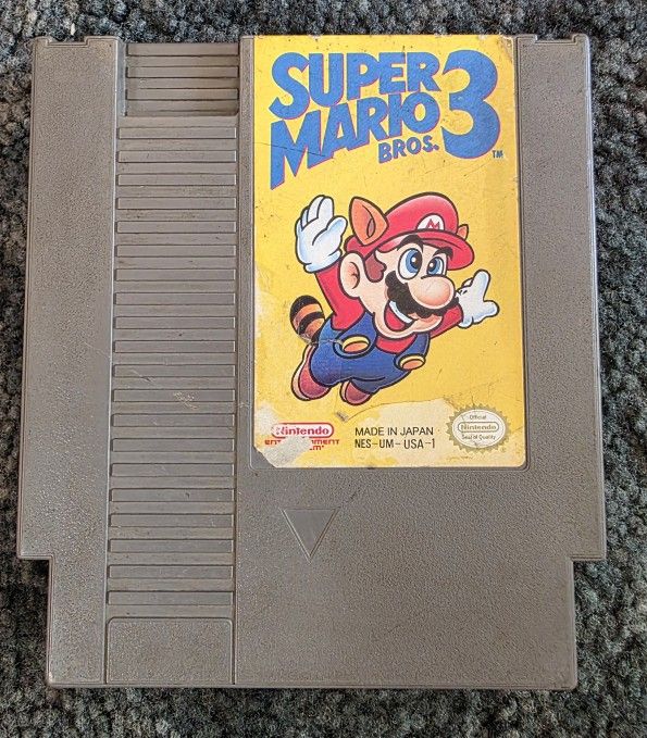 Super Mario Bros. 3 (NES, 1990) – Authentic Nintendo Game Cartridge – Tested & Working!