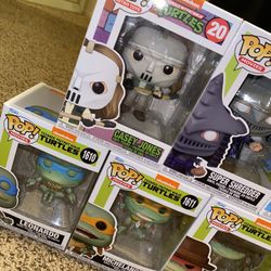 Ninja Turtles Funko Pops 
