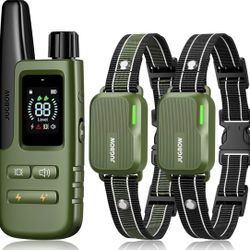 Dog Training Collar with Remote IPX7 Waterproof Electric Collar with 4 Training Modes, Security Lock, Rechargeable e-Collar for All Breeds, Sizes