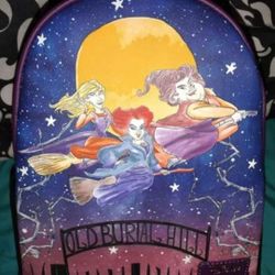 Hocus Pocus Sanderson Sisters Backpack Purse AND Wallet, NEW