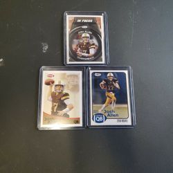 3 Card Lot Josh Allen Rookie Cards 