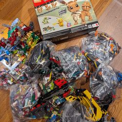 Bulk Lego Lot Bionicle Friends Brick Parts + Mega Construx Eevee