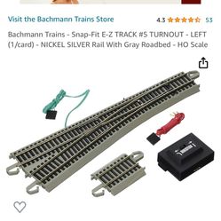 Train Track Left Turnout