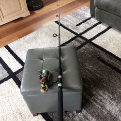 7 ft. Seahawk Rod,and Saltwater 50 Size Reel.
