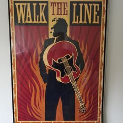 Walk The Line framed movie poster (2005 20th Century Fox)