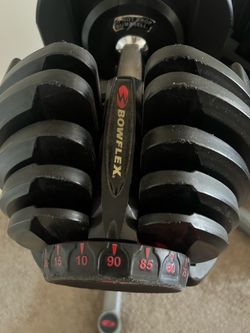 Bowflex 90 Dumbbells + bench