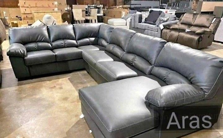 Aberton Gray 3 Pieces Sectional By Ashley,All Products : American Fashion Style Bags On Sale
