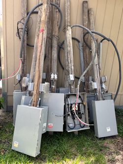 200 amp electrical pole