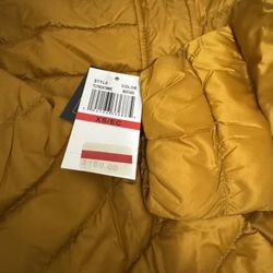 32 Degrees Women's Gold Puffer Jacket