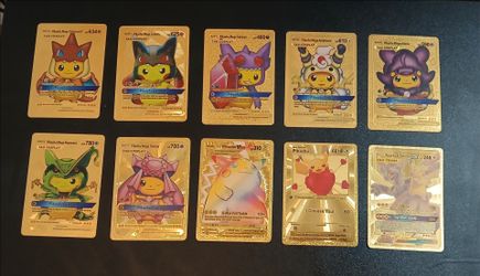 $5 for the 10 Pikachu cards together
