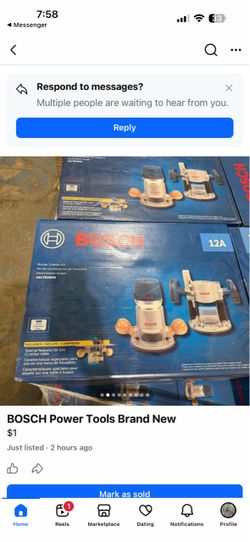 Assorted BOSCH tools