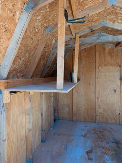 Wooden storage shed 8' X 12,"