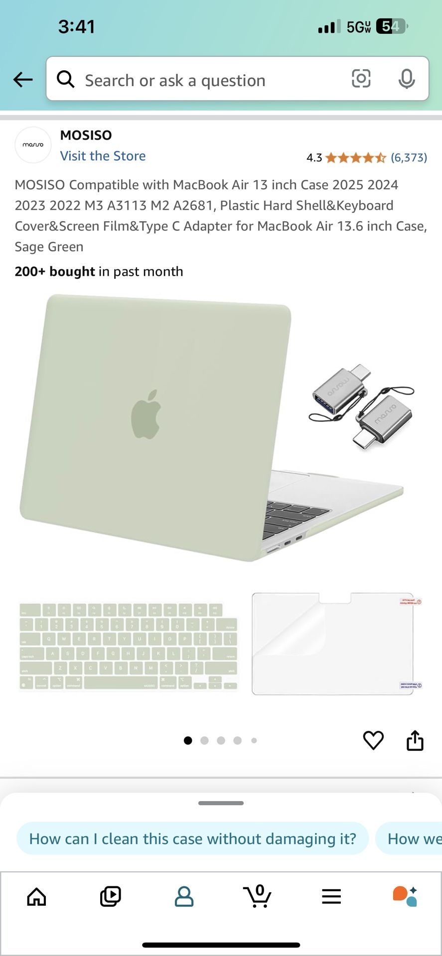 Mac Book Pro Air 13 Inch Keyboard Cover Case And Screen Protector Brand New Never Used