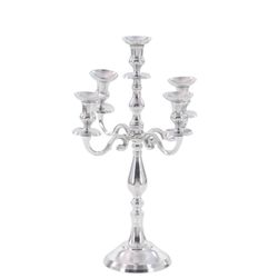Zimlay Traditional Aluminum Five-Light Candelabra: