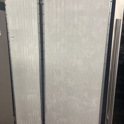 48” signature kitchen panel ready columns refrigerator and freezer set