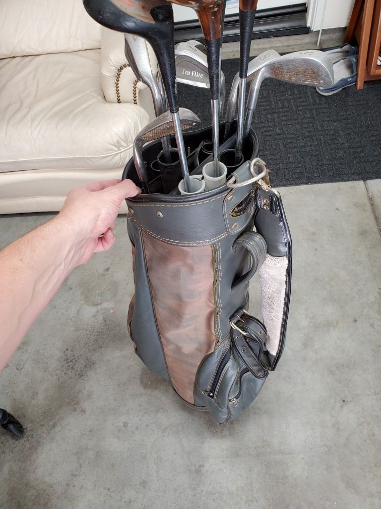 Mens Golf Clubs Spalding, Nicklaus, etc - fitted for 5'10" height