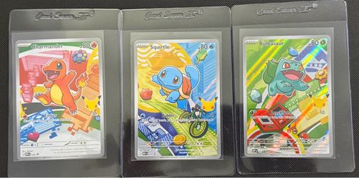 Pokemon TCG First Partner Illustration Collection Series 1 Kanto GEN 1 Set