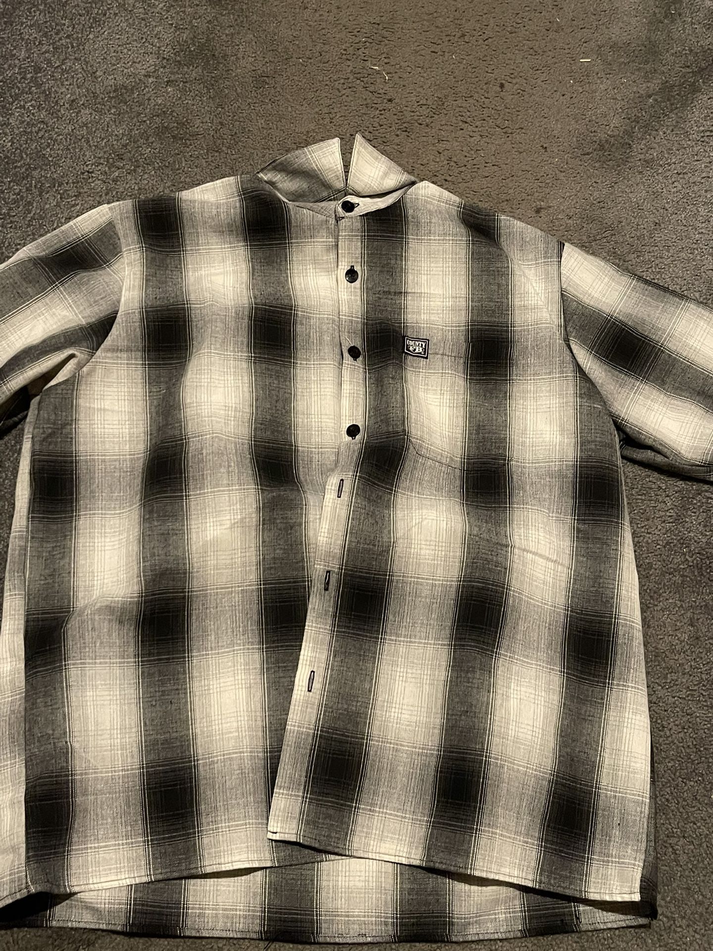 Fb County Chess Button Up