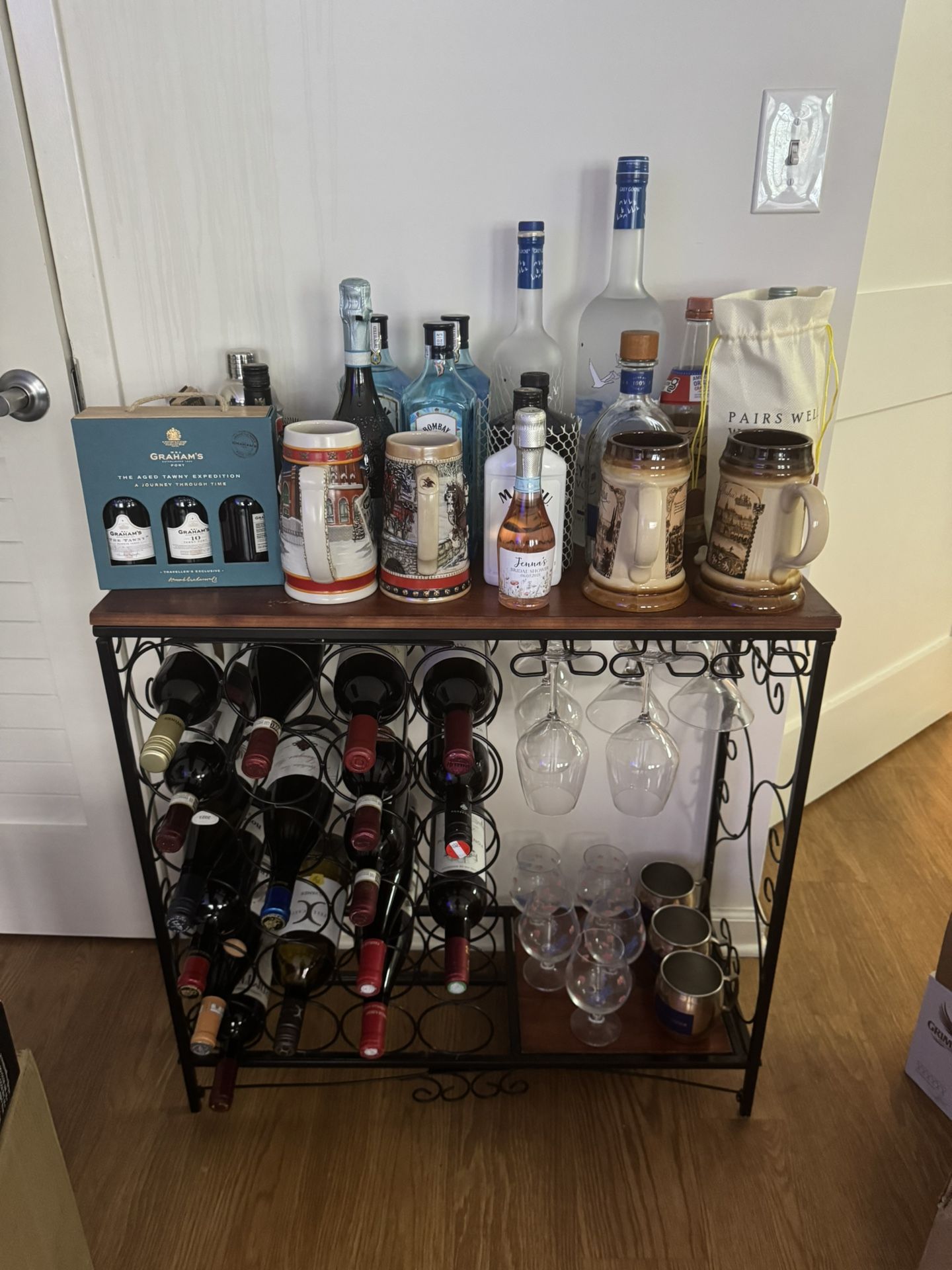 Bar Cart/Wine Rack