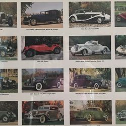 Classic Cars Framed Print