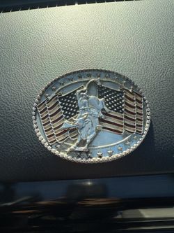 Cowboy American Flag Belt Buckle
