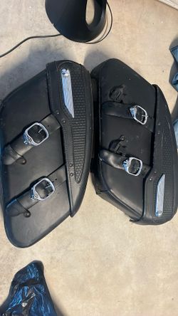 Harly Davidson Saddle Bags Leather