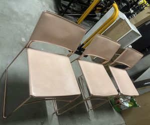 Pink Leather Chair