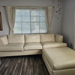 Italian Leather Sofa 300.00