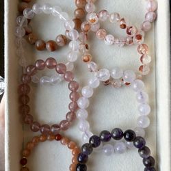 Natural Crystal Bracelets