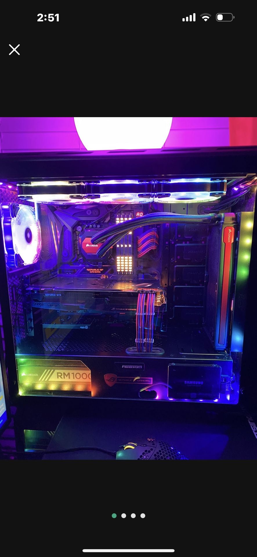 Gaming PC setup