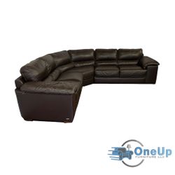 Cindy Crawford Leather Sectional Couch Sofa **FREE DELIVERY**