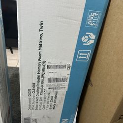 8” Cooling Essential Memory Foam Mattress For Twin Bed