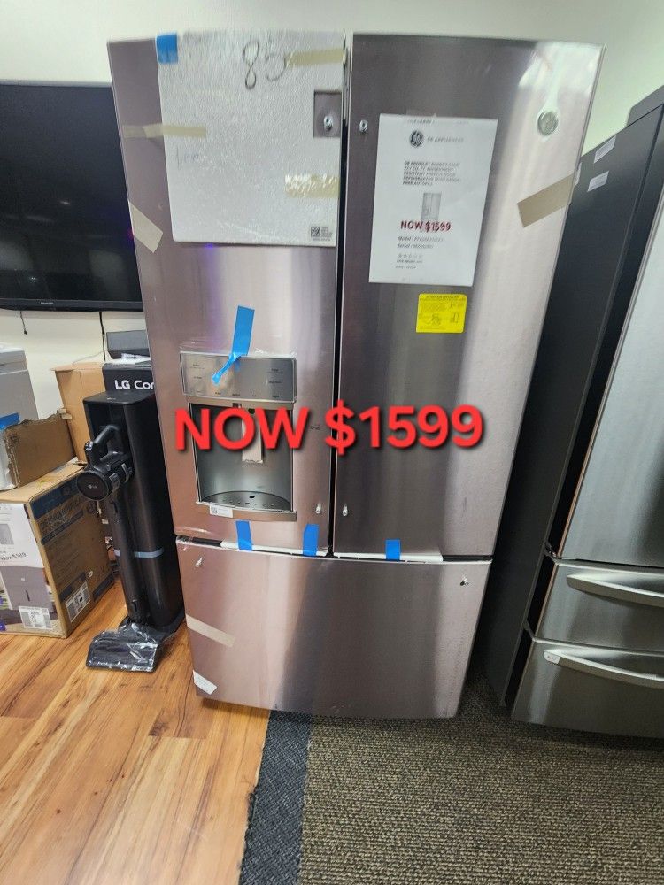 GE PROFILE Energy Star 27.7 Cu. Ft. Fingerprint Resistant French Door Refrigerator