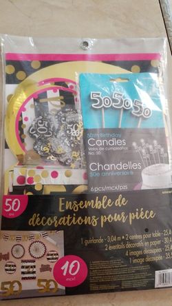 50 Party Decoration