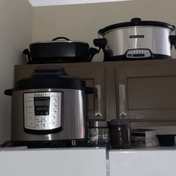Insta Pot $30 crockpot $20