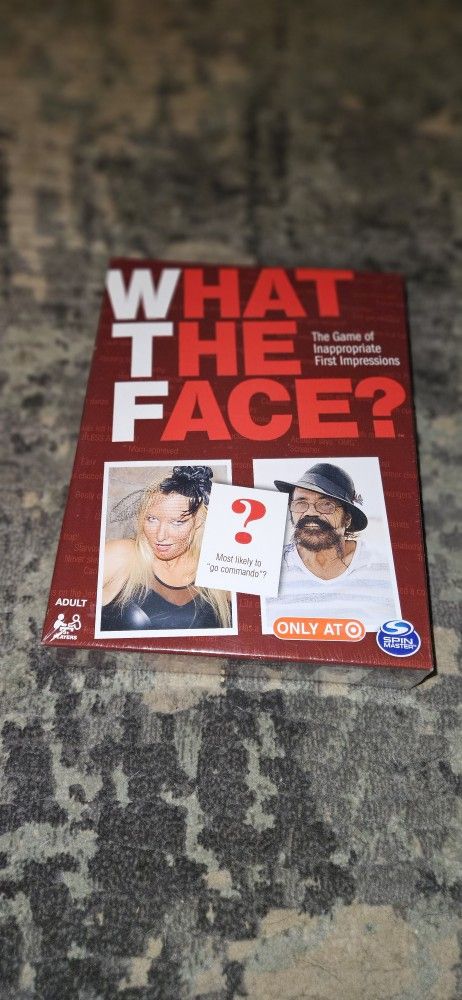 What The Face? The Game of Inappropriate First Impressions Brand New Sealed!!