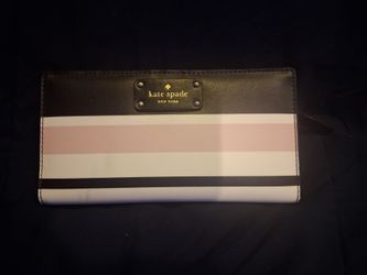 Kate Spade New York "Grove Street Stacy" Multi-Stripe Continental Wallet