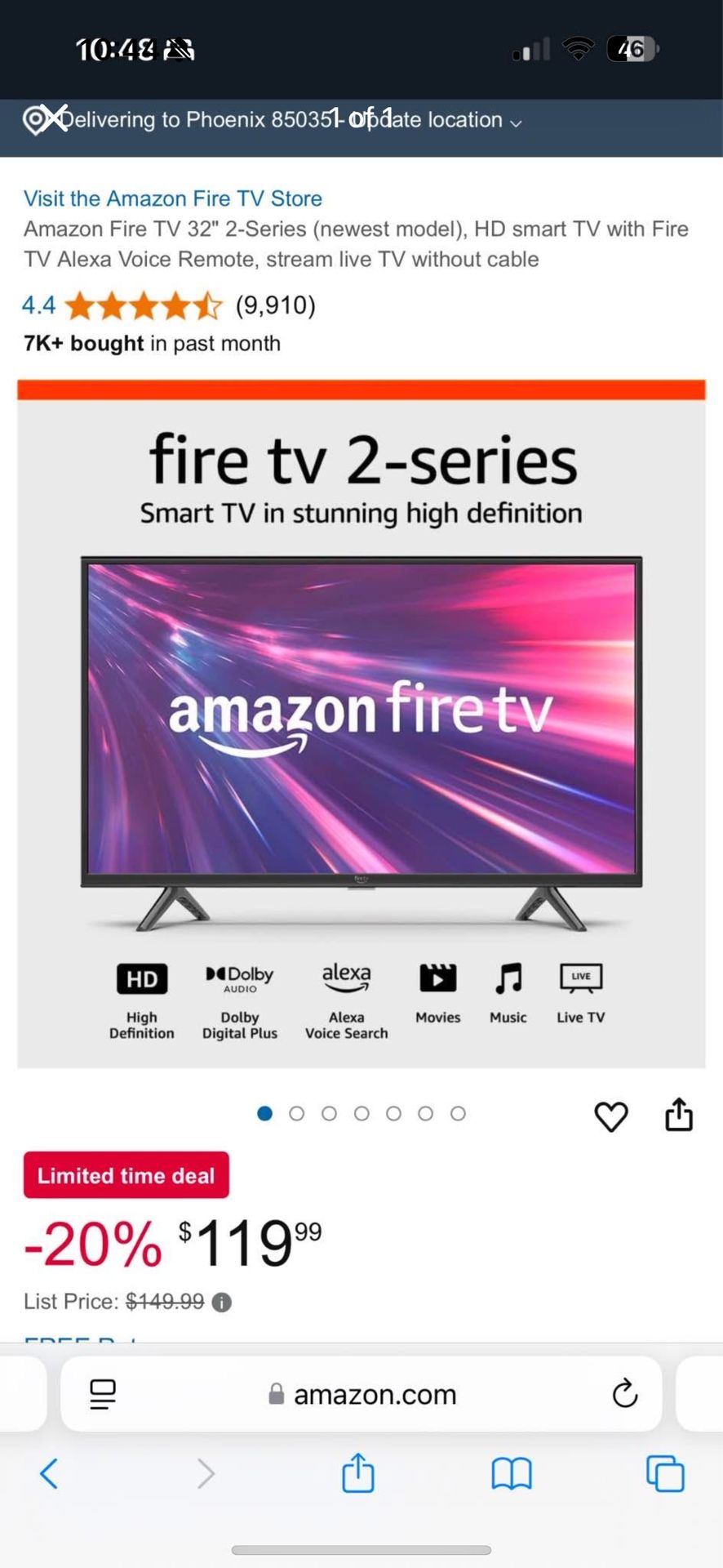 32in Fire Tv 