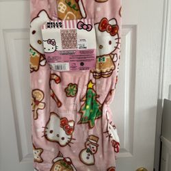 Hello Kitty Pink Gingerbread House Blanket 