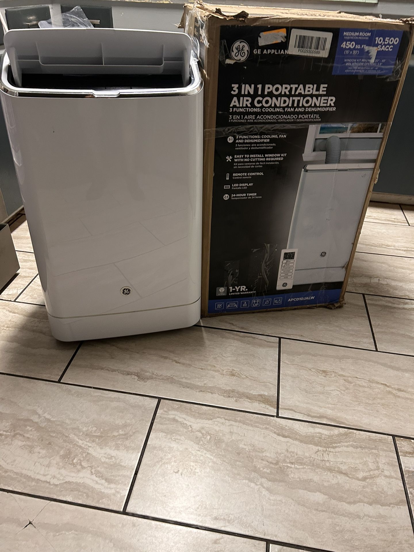 New Portable Air Conditioner Cools Xxl Rooms Of 450sq-ft By GE