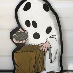 CHARLIE BROWN - GREAT PUMPKIN HALLOWEEN LAWN ART -Peanuts 