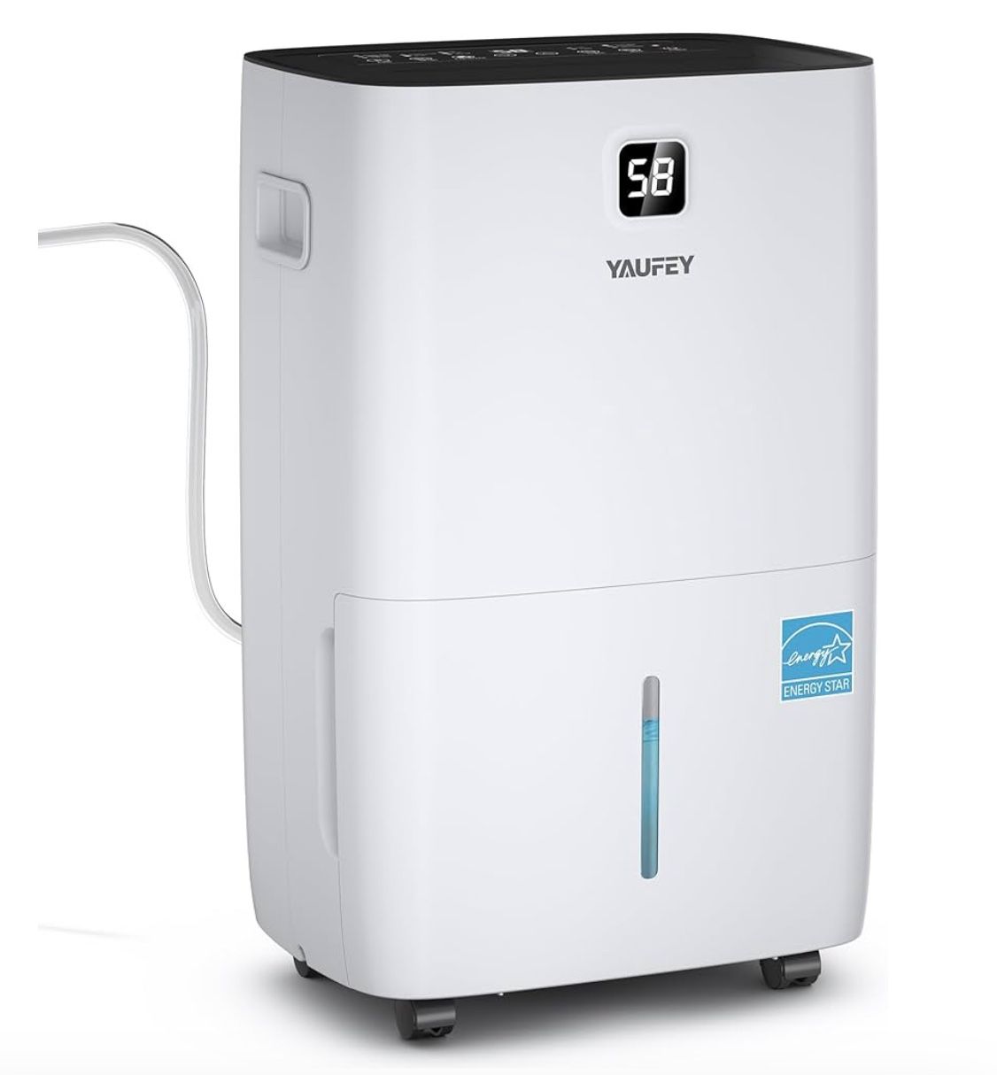 Yaufey 150 Pints Energy Star Dehumidifier with Pump for Home, Basement and Large Room up to 7000 Sq.