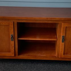 Leick Home Solid Wood TV Console