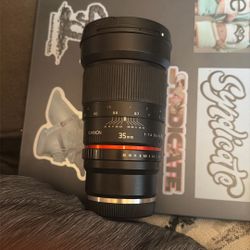 Rokinon 35mm f/1.4 AS UMC Manual Focus Lens